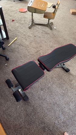 Workout and sit up bench