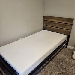 Twin Bed Frame With Mattress