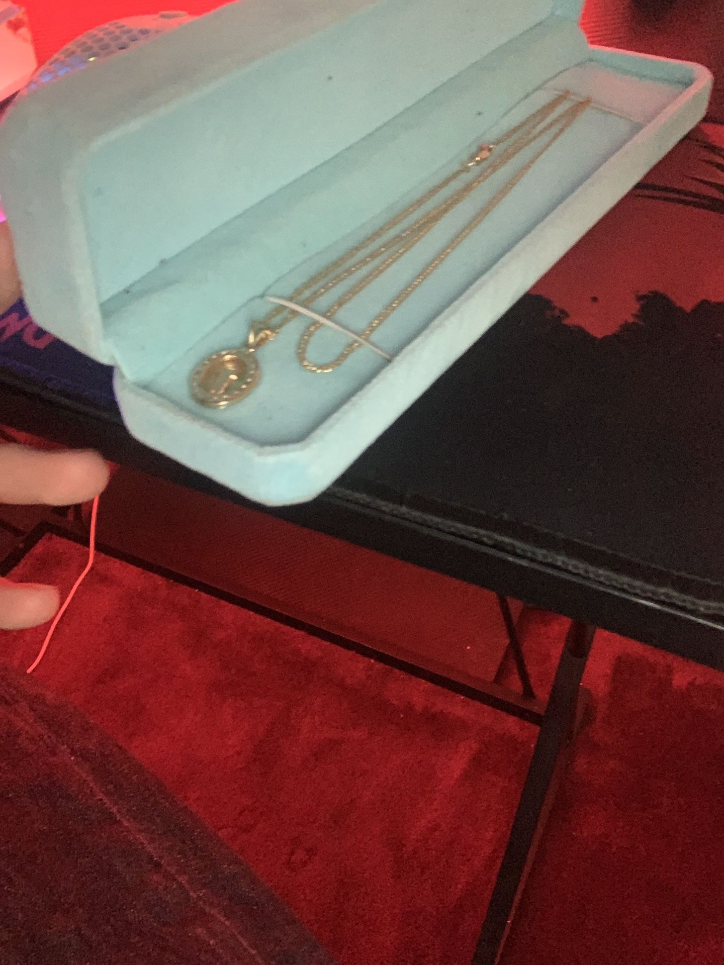 10k Gold Chain And Pendant