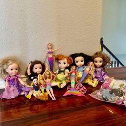 Disney Princess & Barbie dolls