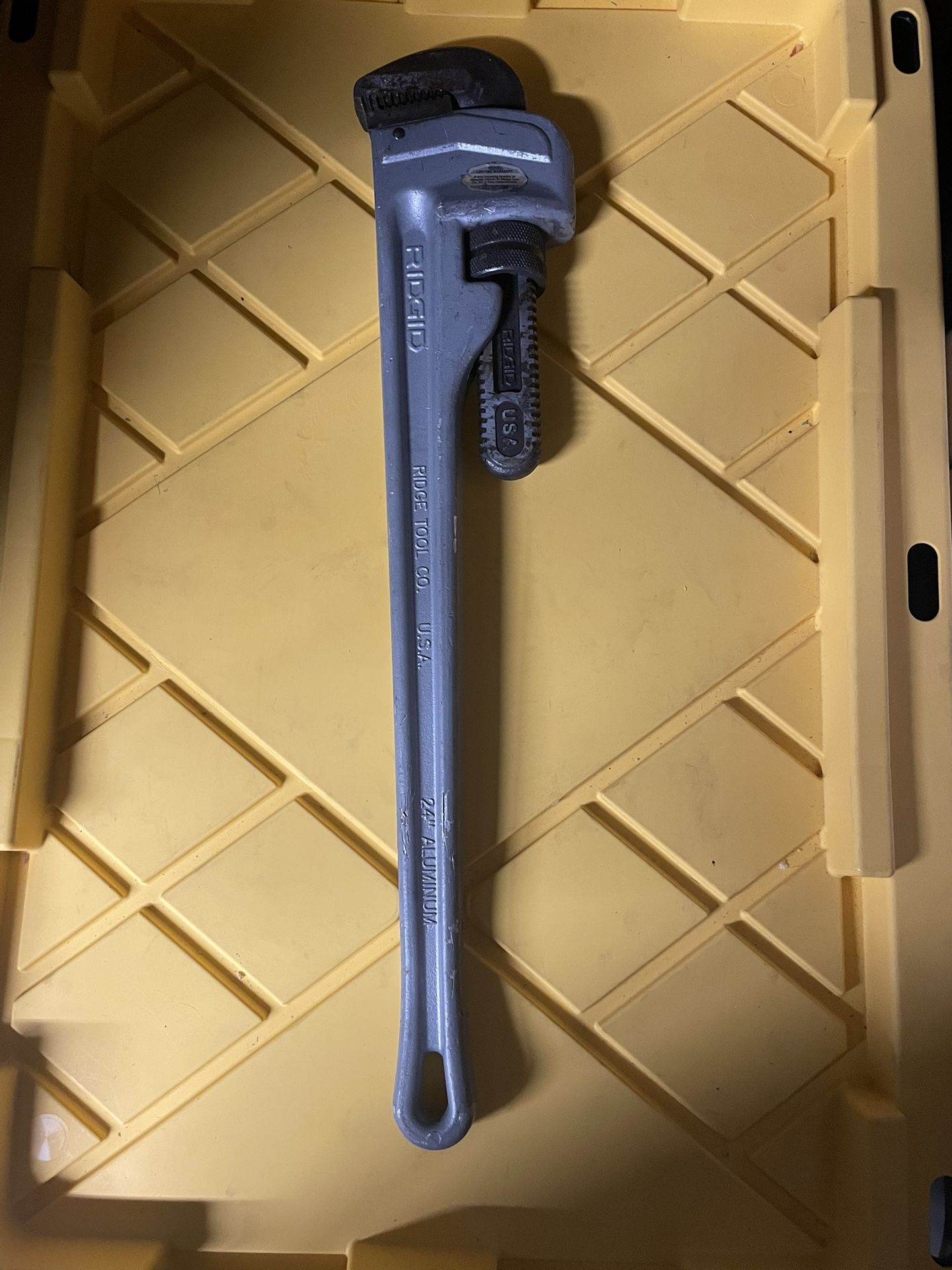 Ridgid 24” Pipe Wrench 