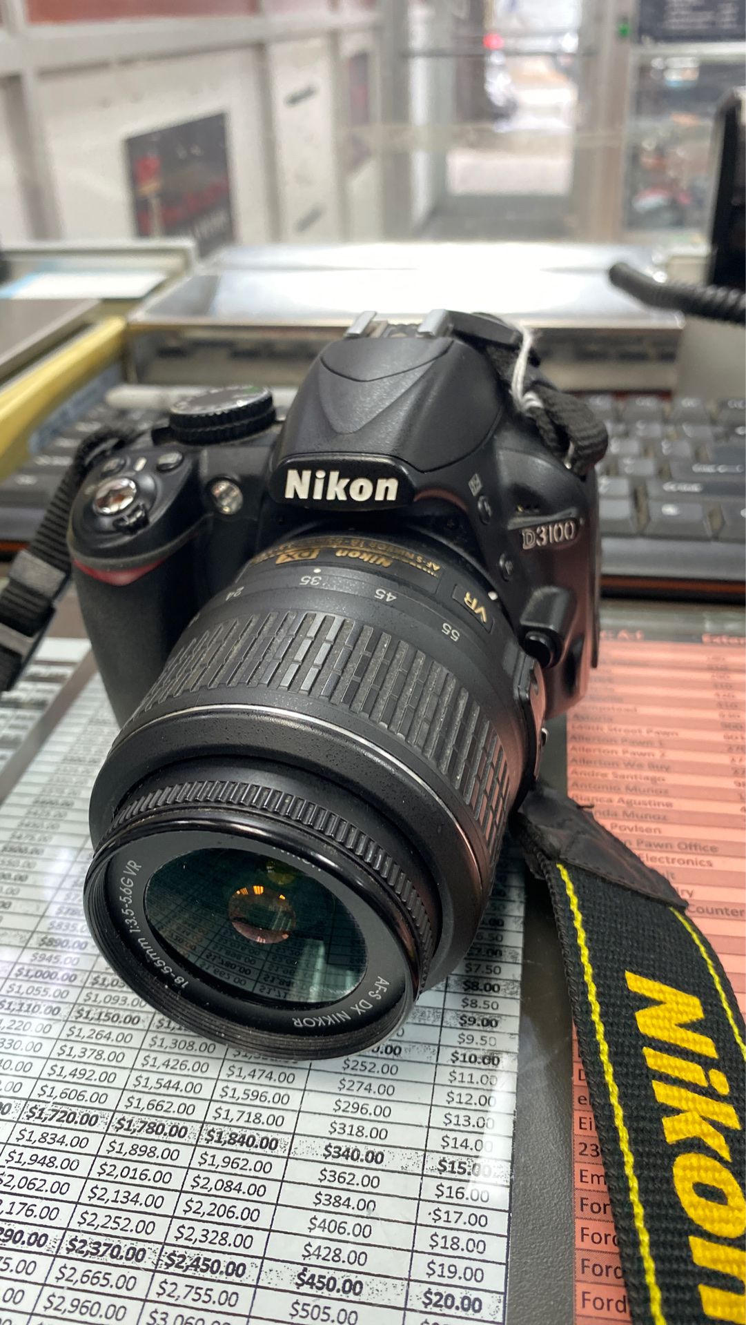 NIKON D3100 Camera