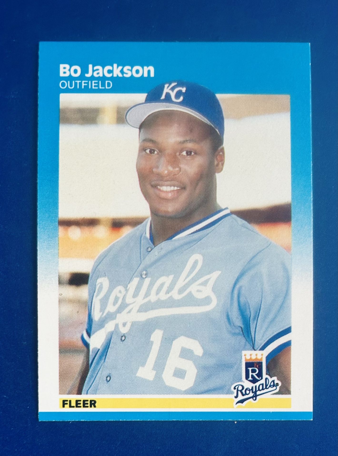 1987 Fleer Bo Jackson Rookie Baseball Card