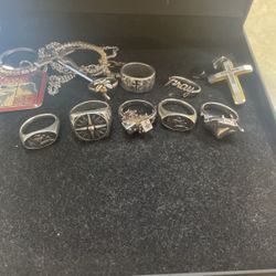.925 Sterling Silver rings 
