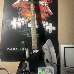 KISS Gene Simmons Axe Bass Guitar Nintendo Wii Guitar Hero And World Tour Game