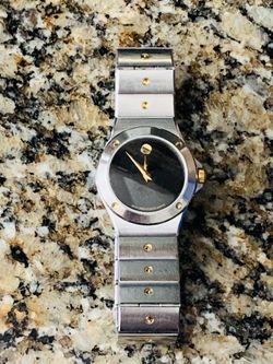 MOVADO  BLACK DIAL WOMEN'S WATCH 