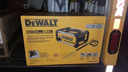 Dewault pressure washer new in the box. Retail $329