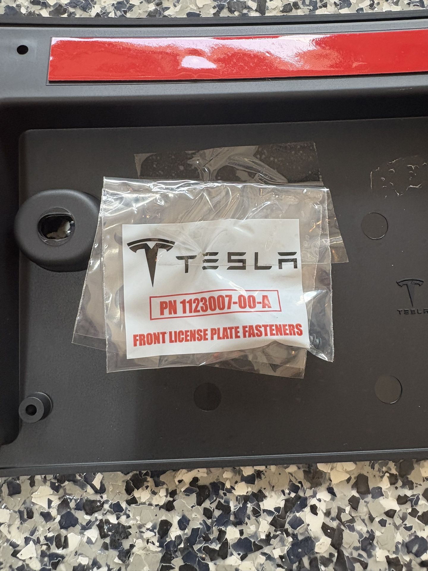 Tesla model 3 front plate holder. Brand new. 2024+ years