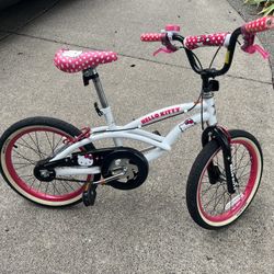 18” kid’s Hello Kitty Bike