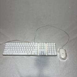  Vintage Apple Pro Keyboard & Mouse Set - White USB Classic Mac