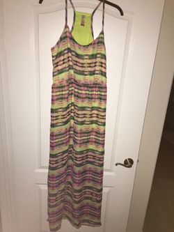 Racerback maxi dress, sundress