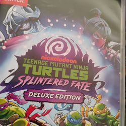 Teenage Mutant Ninja Turtles Splinterd Fate Deluxe Edition For Switch 
