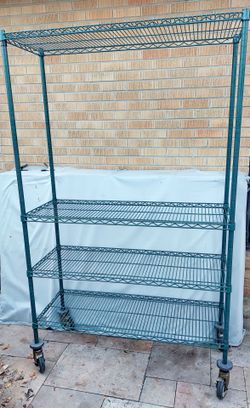 Metro Wire Shelving Unit with Wheels
