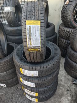 225/65/17 aplus , set of four tires installed and balanced,set de 4 llantas instaladas y balanceadas