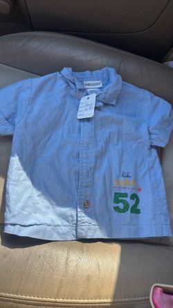 Baby Boy Lil Coach 52 Button Shirt 