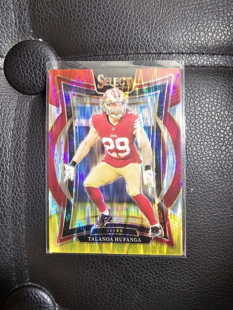TALANOA HUFANGA 49ERS SPIRAL SELECT PANINI NFL SPORTS CARD!