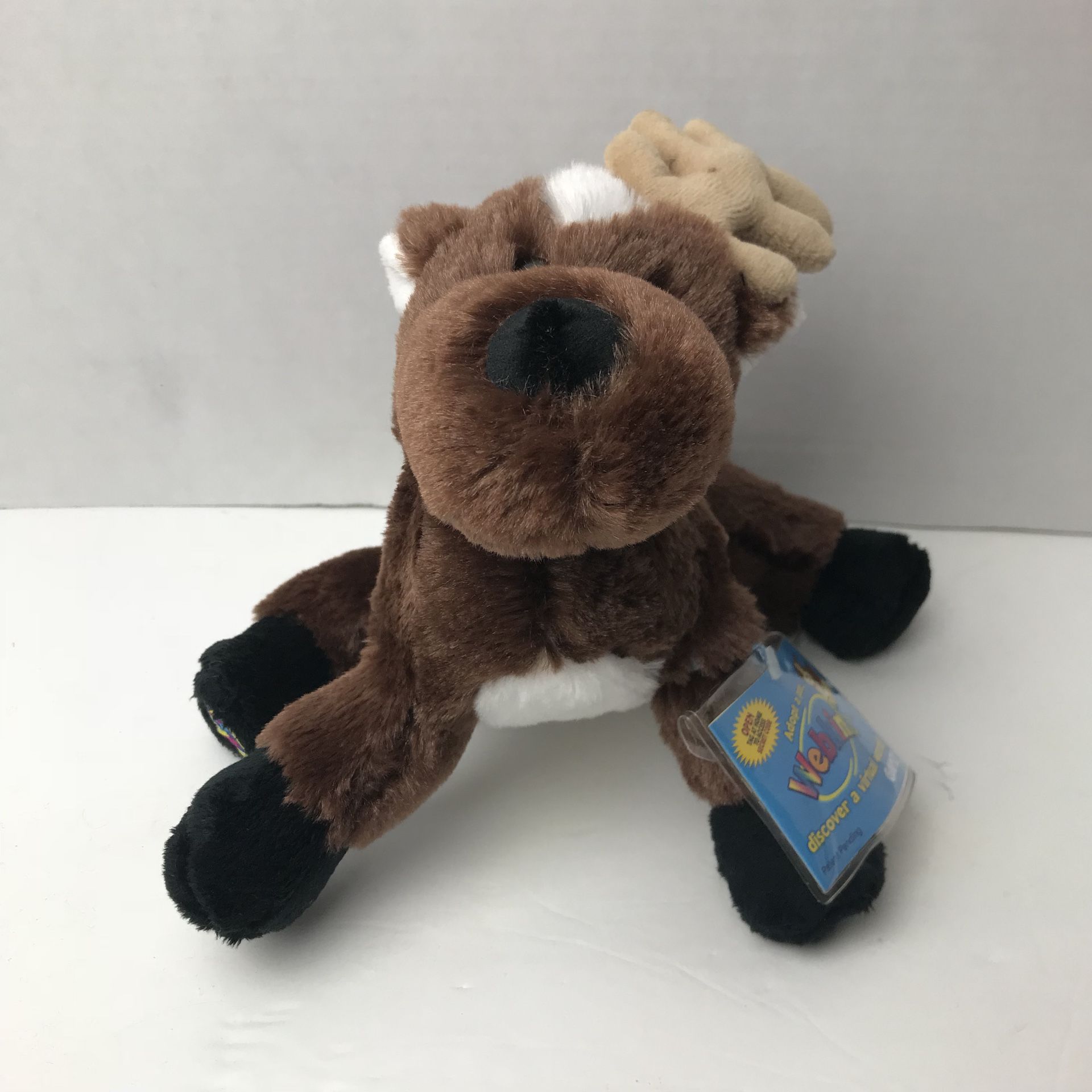 Ganz Webkin Moose with Code Plush Stuffed Animal