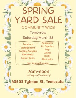 Yard Sale / Garage Sale
