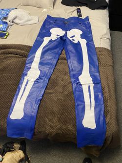 Mens Leather Pants Sz 36
