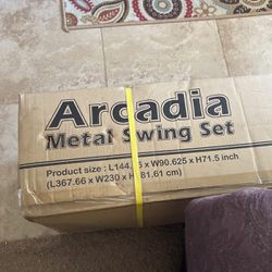 Arcadia Metal Swing Set