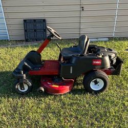 Toro 42” deck zero turn w/ steering wheel