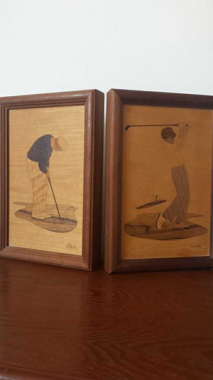 Golfers Framed Art