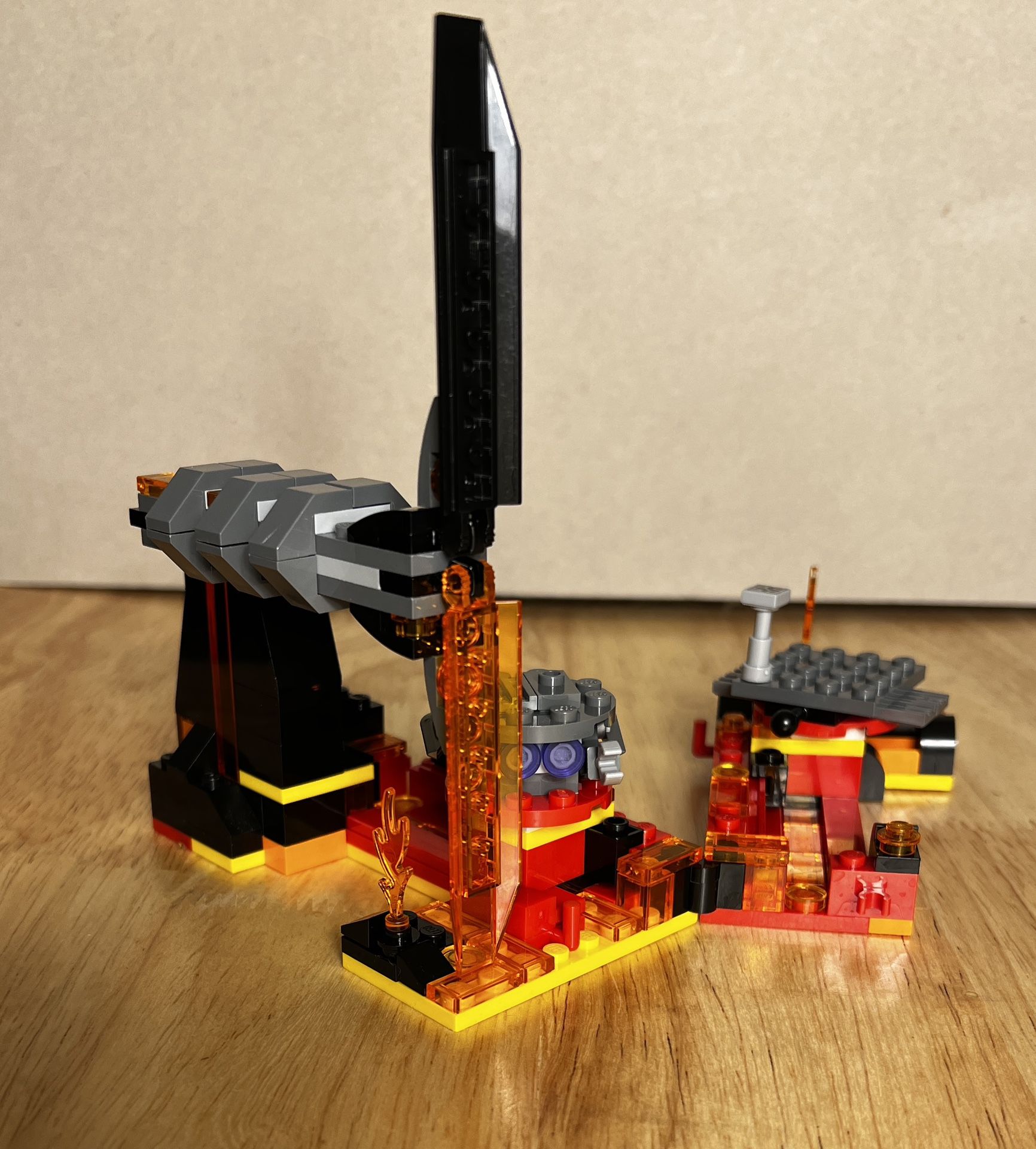 Lego Star Wars Duel on Mustafar (75269) — 100% complete build