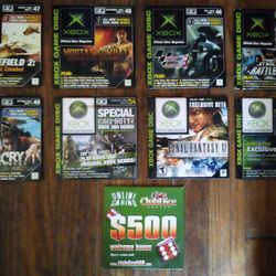 ORIGINAL XBOX DEMO DISKS!!!!
