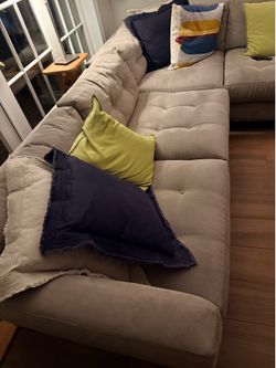 Macy’s Sectional Sofa and Oversized Chair