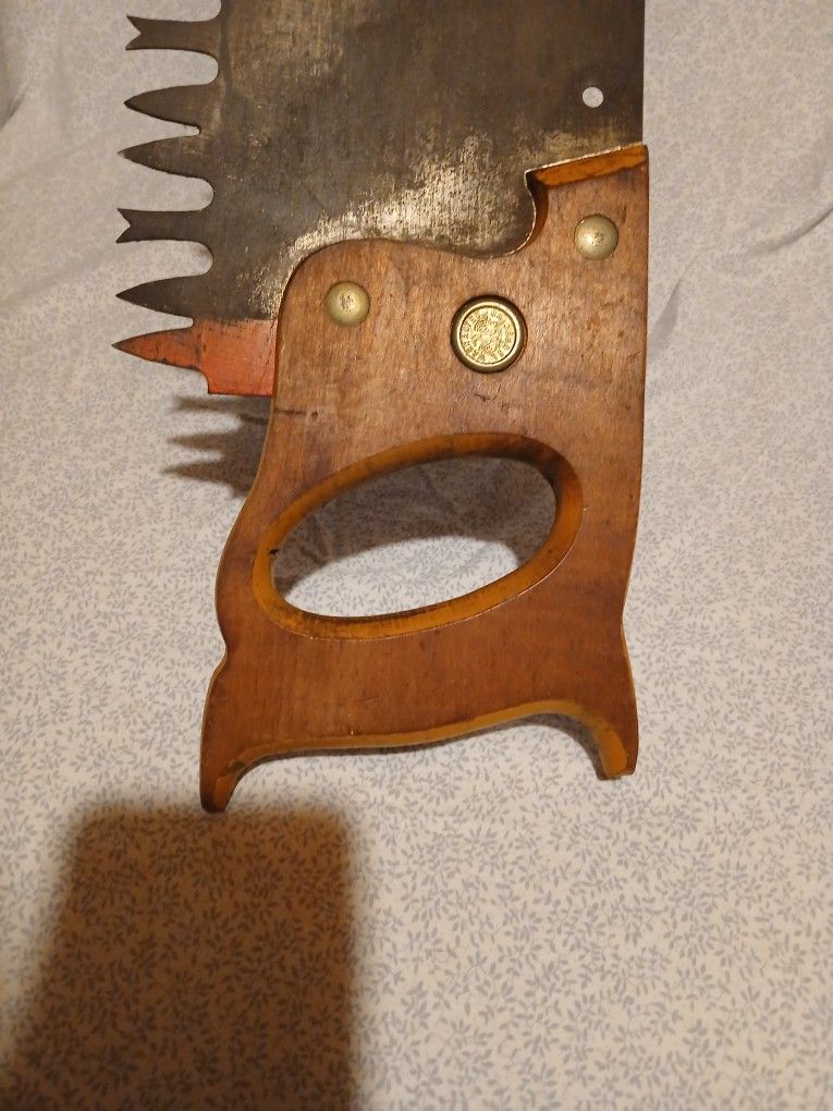 Vintage 2 Man Warranted Superior Crosscut 42" Saw