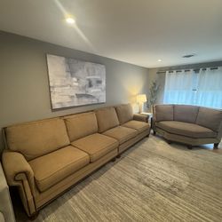 LARGE 3 Piece Sectional Sofa Couch 