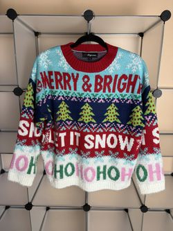 Christmas Women's Sweater/Sueter Navideño Para Mujer