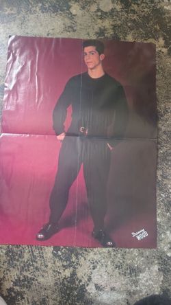 Vintage 1980s New Kids on the Block Danny Wood Poster