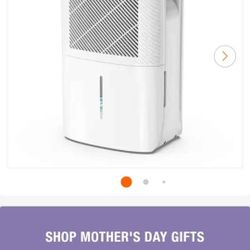 38 pt. 2200 sq. ft. Portable Dehumidifier in White with 4-Modes, Auto Defrost, Continuous Run, Auto Shutoff, Bucket