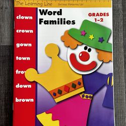 New Word Families English Educational Workbook