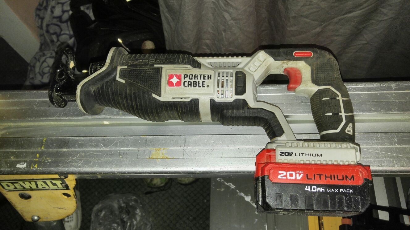 20 volt Porter cable saw zaw