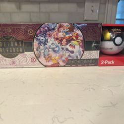 2025 Pokemon Calendar Box Plus Pokeball Tin