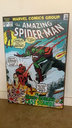 Marvel Spider-man the night Gwen Stacy died the Green Goblin’s last stand wall plaque picture art wall decor July 122