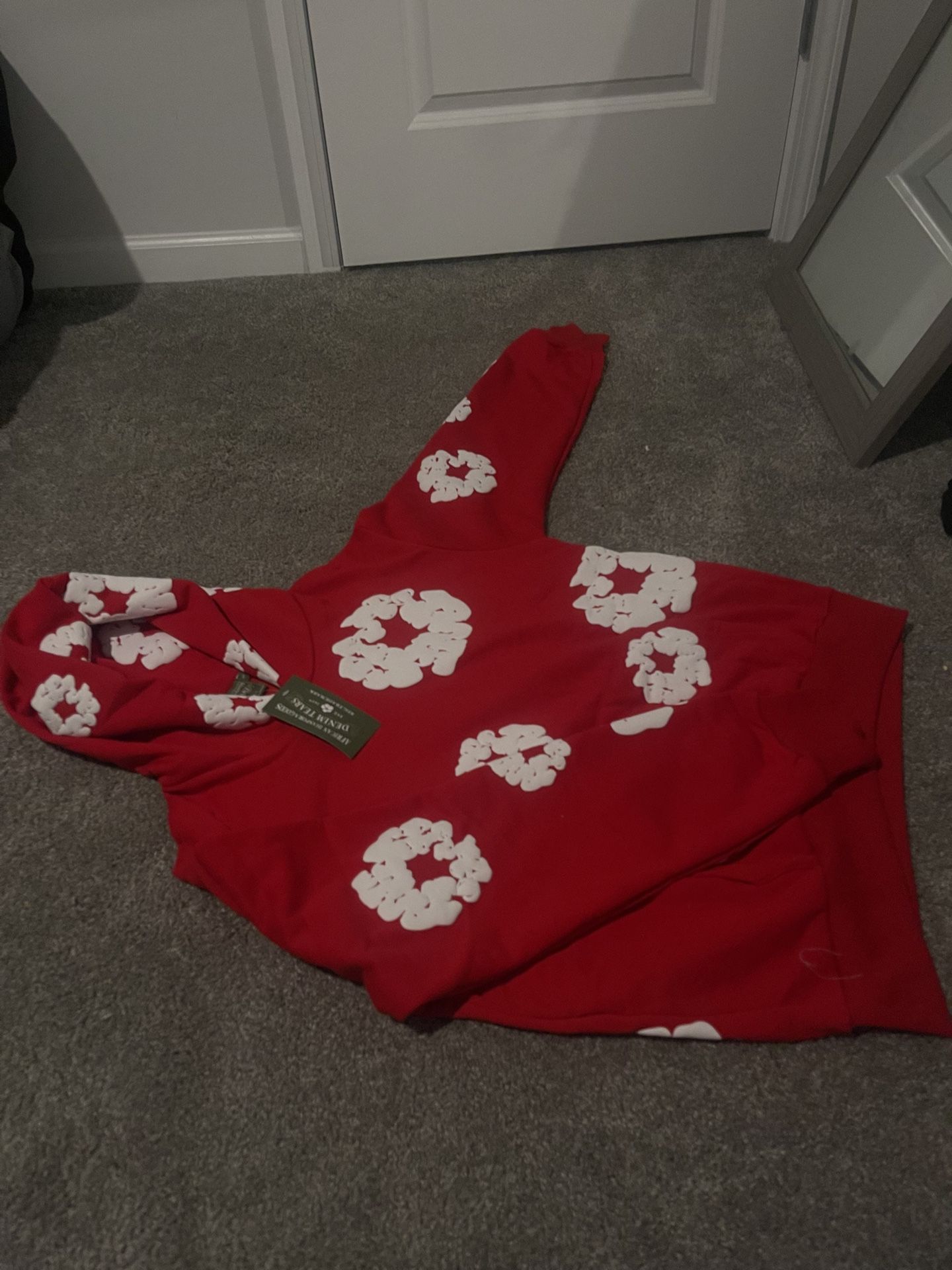 Denim Tears The Cotton Wreath Sweatshirt Hoodie *red*