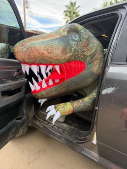 Trunk or Treat Blow up dinosaur