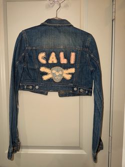 Y2K Hollister Cropped Jean Jacket size S