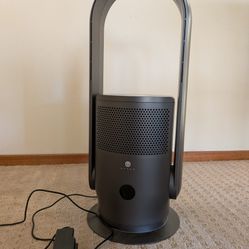 Bladeless fan and air purifier, HEPA filter