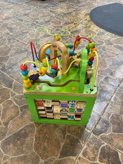Wooden Activity Cube