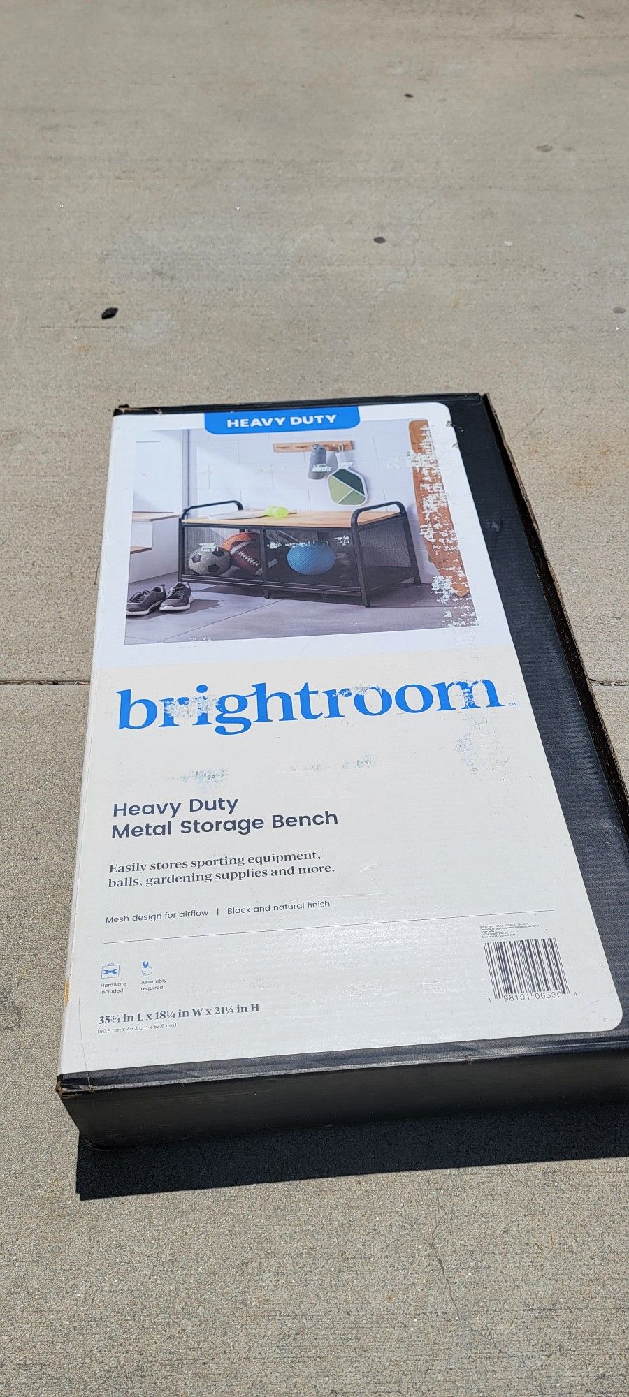 Metal Storage Bench - Brightroom