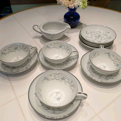 Set of 13pc Noritake China Alicia Pattern