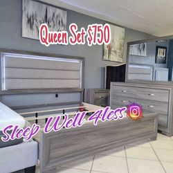 NEW QUEEN BED ROOM SET