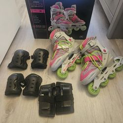 Girls' DBX Equinox Adjustable Inline Roller Blade Skates