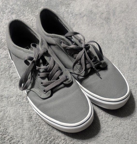 Vans Atwood Pewter/White Men's Shoes - Size 10