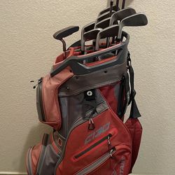 TaylorMade Burner Golf Club Set w/Sun Mountain Bag (RH)