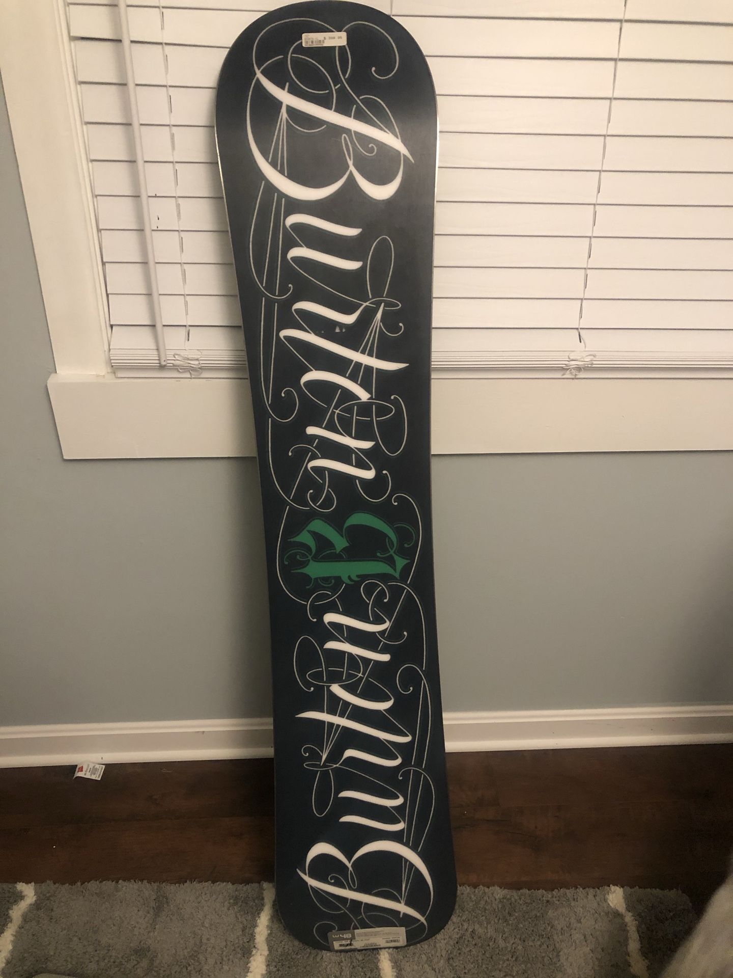 Burton Hasta La Muerte Snowboard - New With Bindings And Bag for